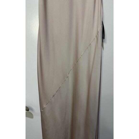 Shona Joy Luxe Bias Cowl Slip Dress Champagne Size 8 NWT Chic Silhouette Satin - Picture 6 of 15